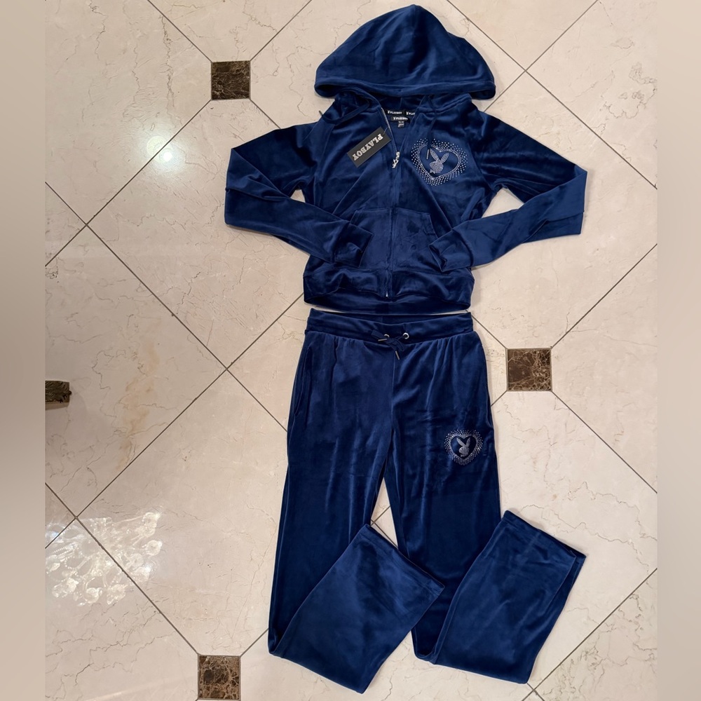 PLAYBOY dark blue set